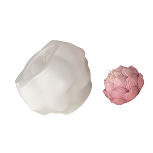 Saiyana Silikonformen,3D-Blumen-Silikon-Kerzenformen,Epoxidharz-Formen für Kerzen-Gips-Dekorationen,Kuchen,Fondant,Schokolade,Silikonform von Saiyana