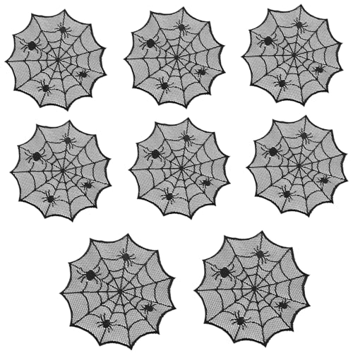 Saiyana Tischunterlage Mit Spinnennetzen Kreisförmigen Schnürsenkeln Spinnweben Für Komfort Und Haltbarkeit Für Den Heimgebrauch von Saiyana