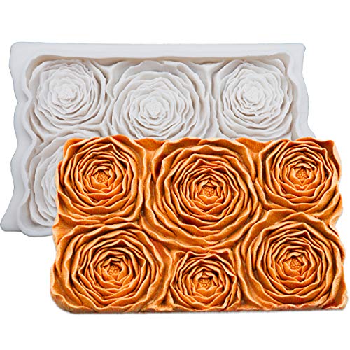 SAKOLLA Nelke Kuchen Fondant Form Blume Silikon Prägematte für Zuckerguss Kuchen Dekoration Gumminaste Zuckerguss von Sakolla