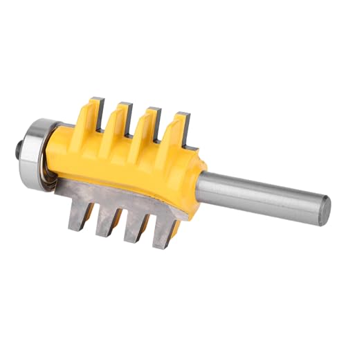 8mm Schaftfingergelenk Router Bit mit Vergaserschnitzer für Holzbearbeitungsprojekte - Frässesträger für Präzise Holzverbindung 8mm Schaftfingergelenk Router Bit mit Vergaserschnitzer für Holzbearbeitungsprojekte - Frässesträger für Präzise Holzverbindung von Saluaqui