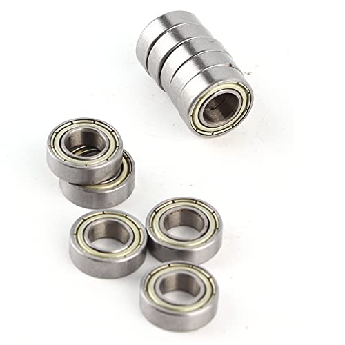 Hochleistungs-Doppelt Geschirmte Miniaturkugellager 688ZZ, 10er-Set – 8 X 16 X 5 Mm Wälzlagerstahl für Mechanische und Heimwerkerprojekte von Saluaqui