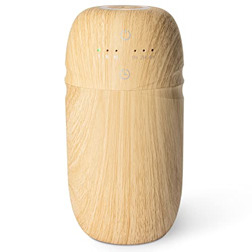 SALUBRITO Aroma Diffuser Kabellos, Wiederaufladbar Wasserlos Diffusor für Ätherische Öle, Duftöl Diffuser Akkubetrieben für Auto Büro Zuhause von Salubrito