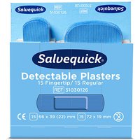 Salvequick® Pflaster Detectable 1009736V blau, 30 St. von Salvequick®