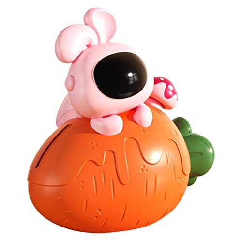 Salyeeluly Astronauten-Sparschwein - Kaninchen-Kinder-Sparschwein - Planet Coin Bank, Spardose, Sparschwein, Heimdekoration, Raumthema-Dekorationsornamente für Zuhause von Salyeeluly