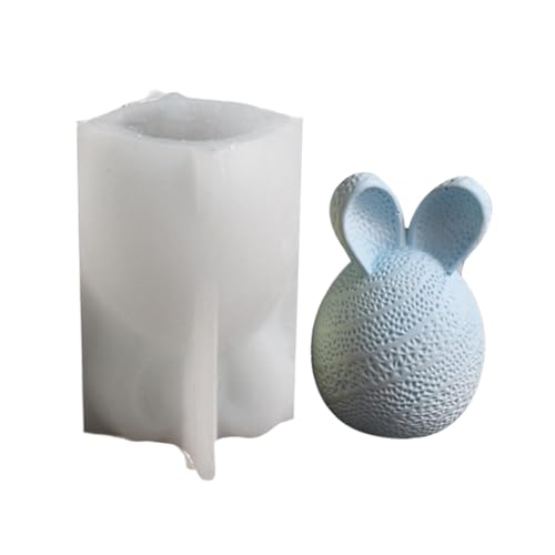 Silikonform Ostern Eier | Silikonformen Gießformen Ostern Hasen Gießformen Silikon 3D Ostereier Giessformen Ostereier Gips zum Gießen Silikonform Hasen für Osterdeko DIYs Ostergeschenke von Salyeeluly