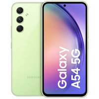 SAMSUNG Galaxy A54 5G Dual-SIM-Smartphone lime 128 GB von Samsung