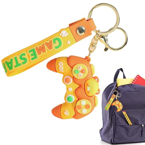 Samuliy Game-Controller-Schlüsselanhänger, Game-Controller-Taschenanhänger | Tasche Schlüsselanhänger | Rucksack-Schlüsselanhänger, Cartoon-Schlüsselanhänger, Taschenanhänger, leichter Schlüsselhalter von Samuliy