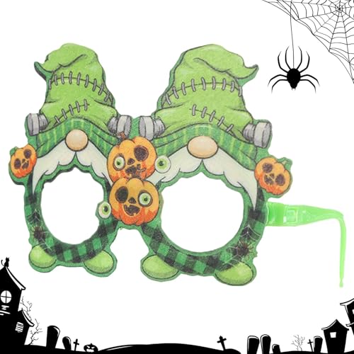 Samuliy Halloween-Cosplay-Brille,Halloween-Fotobrille | Brillen Foto Requisiten Zubehör Niedlich - Halloween-Cosplay-Zubehör, Party-Geschenk, Brille für Kinder, Kostüm-Zubehör, Geschenk für Erwachsene von Samuliy