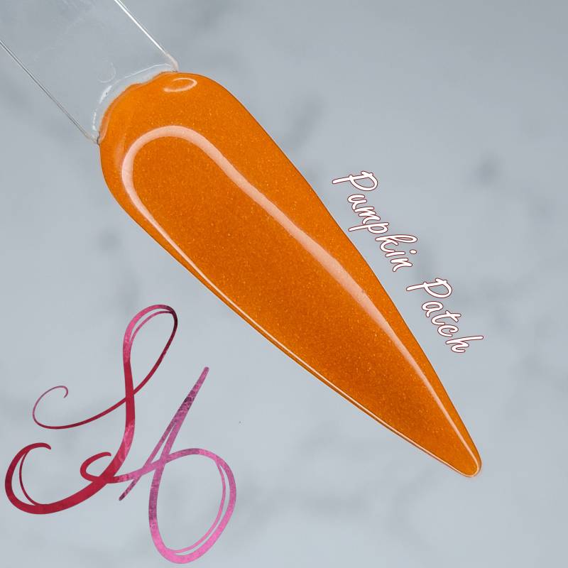 Kürbis Aufnäher Dip Powder Orange Solid von SandADipPowders