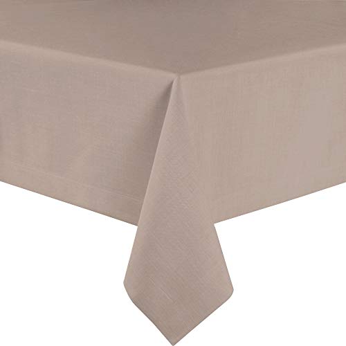 Sander Tischdecke Loft fleckabweisend Taupe Größe 135x220 cm von Sander