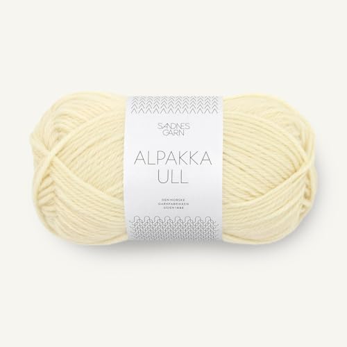 SANDNES GARN Alpakka Ull - Farbe: Lemon Icing (2009) - 50 g/ca. 100 m Wolle von Sandnes Garn