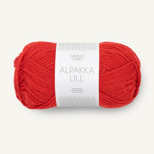 SANDNES GARN Alpakka Ull - Farbe: Scarlet Red (4018) - 50 g/ca. 100 m Wolle von Sandnes Garn