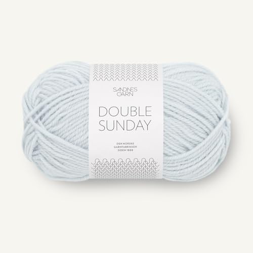 SANDNES GARN Double Sunday - Farbe: Arctic Ice (5811) - 50 g/ca. 108 m Wolle von Sandnes Garn