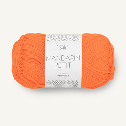 SANDNES GARN Mandarin Petit - Farbe: Orange Tiger (3009) - 50 g/ca. 180 m Wolle von Sandnes Garn