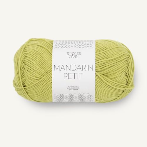 SANDNES GARN Mandarin Petit - Farbe: Sunny Lime (9825) - 50 g/ca. 180 m Wolle von Sandnes Garn