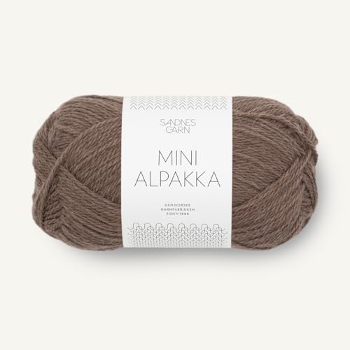 SANDNES GARN Mini Alpakka - Farbe: Eikenøtt (3161) - 50 g/ca. 150 m Wolle von Sandnes Garn