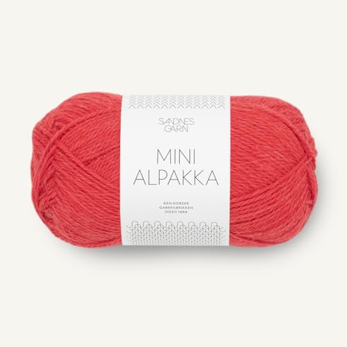 SANDNES GARN Mini Alpakka - Farbe: Poppy (4008) - 50 g/ca. 150 m Wolle von Sandnes Garn