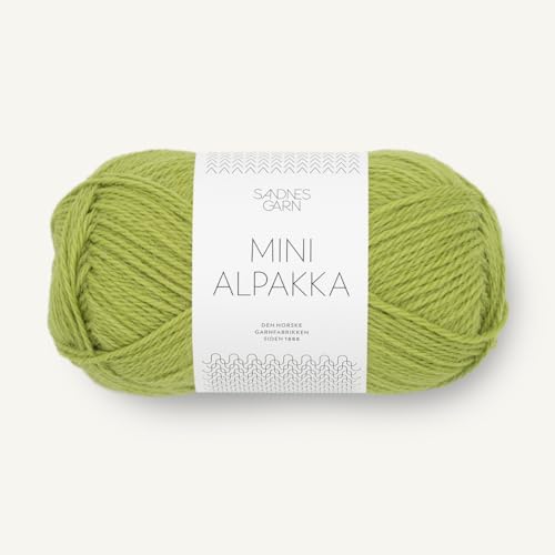 SANDNES GARN Mini Alpakka - Farbe: Sunny Lime (9825) - 50 g/ca. 150 m Wolle von Sandnes Garn