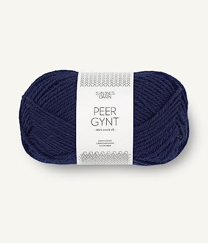 SANDNES GARN Peer Gynt - Farbe: Marine (5575) - 50 g/ca. 91 m Wolle von Sandnes Garn