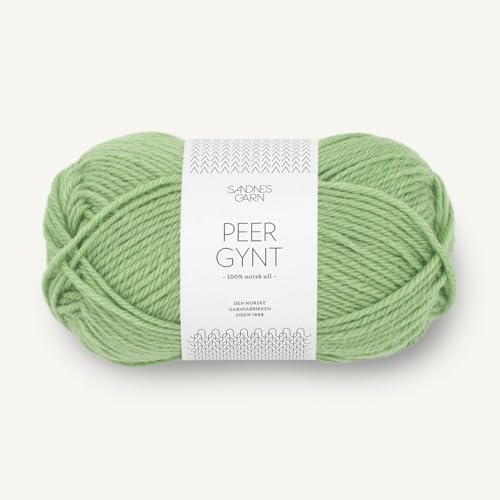 SANDNES GARN Peer Gynt - Farbe: Spring Green (8733) - 50 g/ca. 91 m Wolle von Sandnes Garn