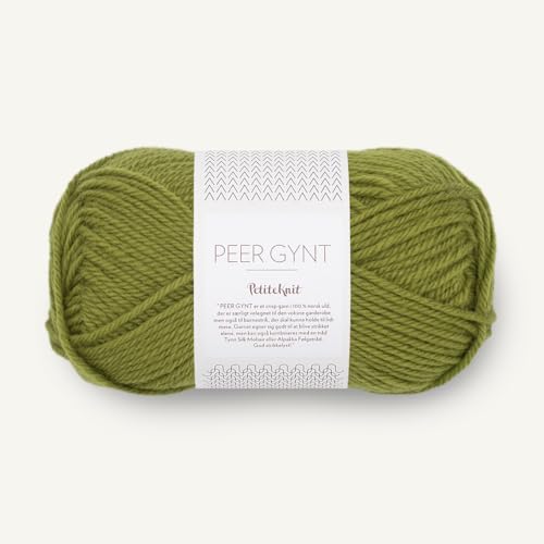 SANDNES GARN Petiteknit Peer Gynt - Farbe: Matcha (9564) - 50 g/ca. 91 m Wolle von Sandnes Garn