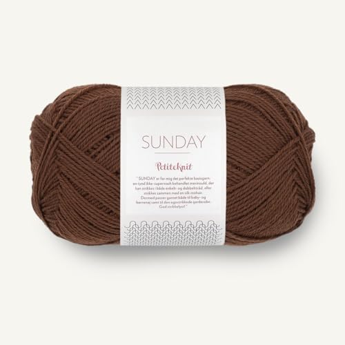 SANDNES GARN Petiteknit Sunday - Farbe: Milk Chocolate (3072) - 50 g/ca. 235 m Wolle von Sandnes Garn