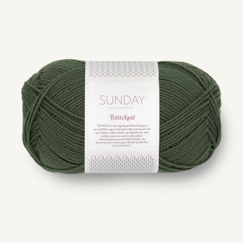 SANDNES GARN Petiteknit Sunday - Farbe: Pine (9581) - 50 g/ca. 235 m Wolle von Sandnes Garn