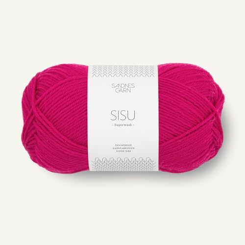 SANDNES GARN Sisu - Farbe: Jazzy Pink (4600) - 50 g/ca. 175 m Wolle von Sandnes Garn