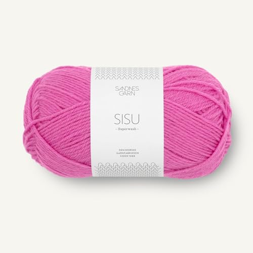 SANDNES GARN Sisu - Farbe: Magenta (4628) - 50 g/ca. 175 m Wolle von Sandnes Garn