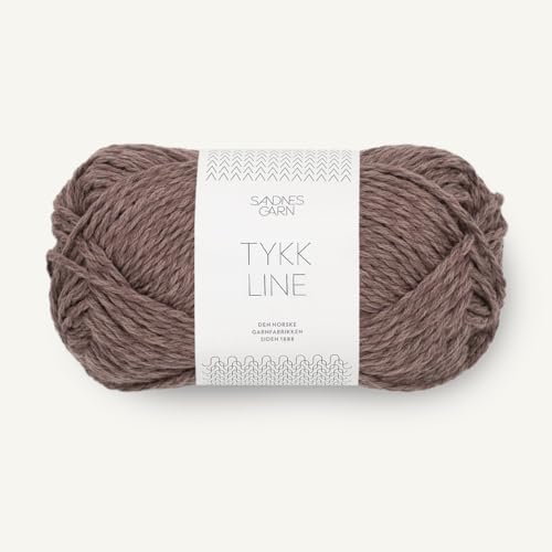 SANDNES GARN Tykk Line - Farbe: Eikenøtt (3161) - 50 g/ca. 60 m Wolle von Sandnes Garn