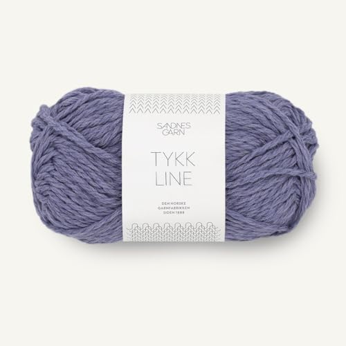 SANDNES GARN Tykk Line - Farbe: Lilla Skumring (5252) - 50 g/ca. 60 m Wolle von Sandnes Garn