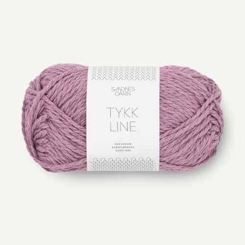 SANDNES GARN Tykk Line - Farbe: Rosa Lavendel (4632) - 50 g/ca. 60 m Wolle von Sandnes Garn