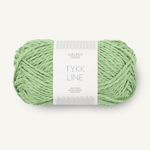 SANDNES GARN Tykk Line - Farbe: Spring Green (8733) - 50 g/ca. 60 m Wolle von Sandnes Garn