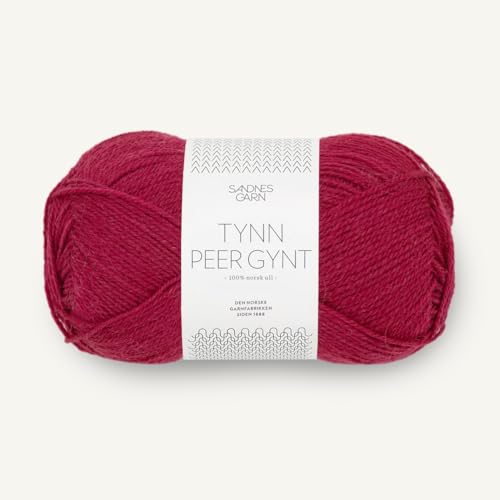 SANDNES GARN Tynn Peer Gynt - Farbe: Rumba Red (4255) - 50 g/ca. 205 m Wolle von Sandnes Garn