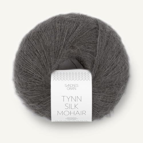 SANDNES GARN Tynn Silk Mohair - Farbe: Bristol Black (3800) - 25 g/ca. 212 m Wolle von Sandnes Garn