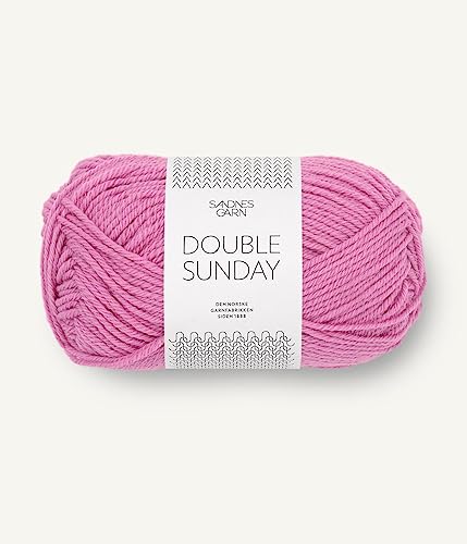 Sandnes Garn Double Sunday ca.108 m col. 4626 shocking pink 50 g von Sandnes Garn