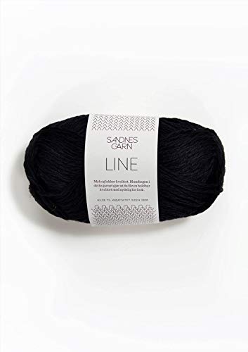 Sandnes Garn Handstrickgarn, schwarz, 50 g ca. 110 m von Sandnes Garn