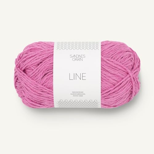 Sandnes Garn Line col. 4626 shocking pink ca.110 m 50 g von Sandnes Garn