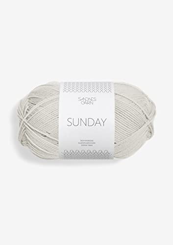 Sandnes Garn Sunday 50 g col.3820 pearl grey von Sandnes Garn