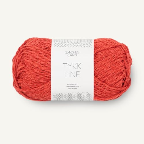 Sandnes Garn Tykk Line ca.60 m col. 3819 spicy orange 50 g von Sandnes Garn