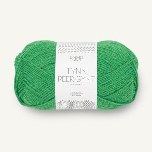 Sandnes Garn Tynn Peer Gynt ca. 205 m col. 8236 jelly bean green 50 g von Sandnes Garn