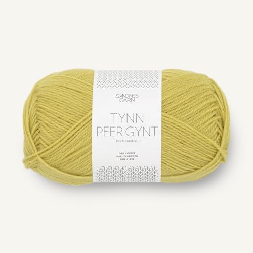 Sandnes Garn Tynn Peer Gynt ca. 205 m col. 9825 sunny lime 50 g von Sandnes Garn