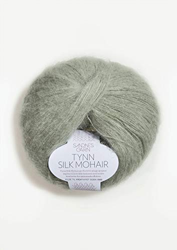 Sandnes Garn Tynn Silk Mohair 8521 stovet LYS gronn von Sandnes Garn