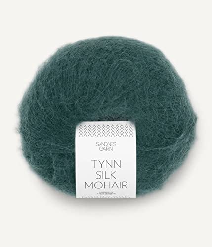 Sandnes Garn Tynn Silk Mohair ca. 212 m col. 7281 dyp petrol 25 g von Sandnes Garn