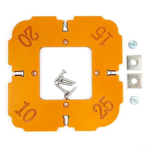 QuickJig Routing-Werkzeug für Holzplatten mit mehreren Radius-Eckschablonen für Präzision (R10-25) von Sandyseptember