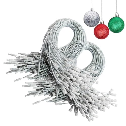 100pcs Weihnachtsschmuck Schnur Gold Silber Faden Twist Krawatten Schnappverschluss Für Schmuckkabel DIY Craft String -Faden Und Packschnur 20cm von Sanfly