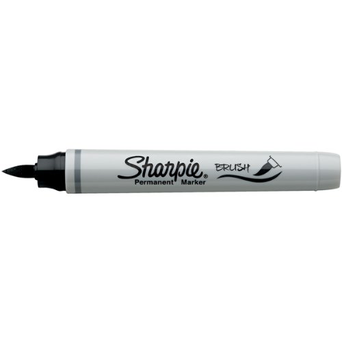 Sharpie Brush Tip Permanent Marker - Black by SANFRD von Sanford