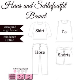 Haus- und Schlafoutfit Bennet von Sanny Kreativ