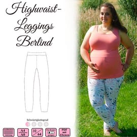 Highwaist Leggings Berlind von Sanny Kreativ