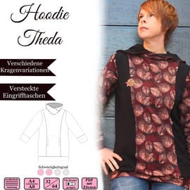 Hoodie  Theda von Sanny Kreativ